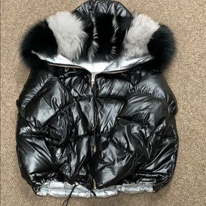 Bomber puffy jacket